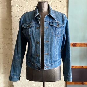 Vintage Sedgefield Blue Denim Trucker Jacket size youth 20